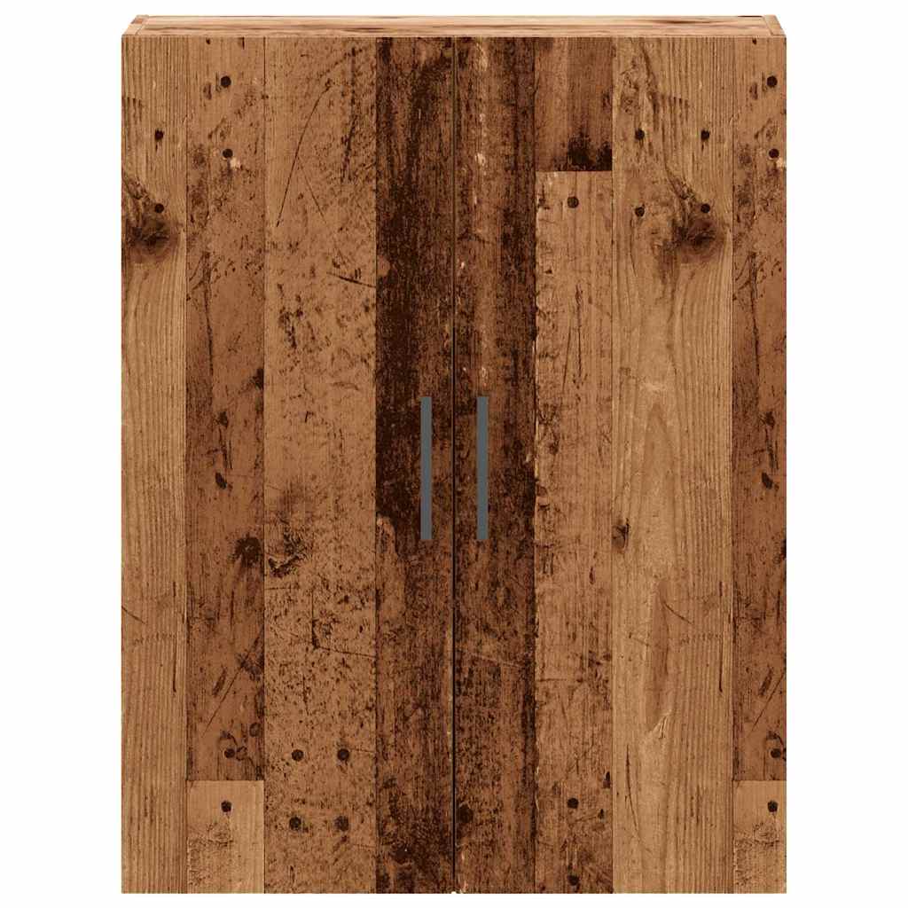vidaXL Dulap montat pe perete lemn vechi 69,5x34x90 cm