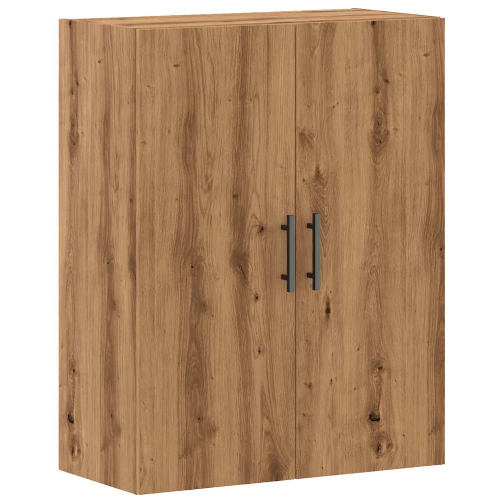 vidaXL Dulap montat pe perete, stejar artizanal, 69,5x34x90 cm