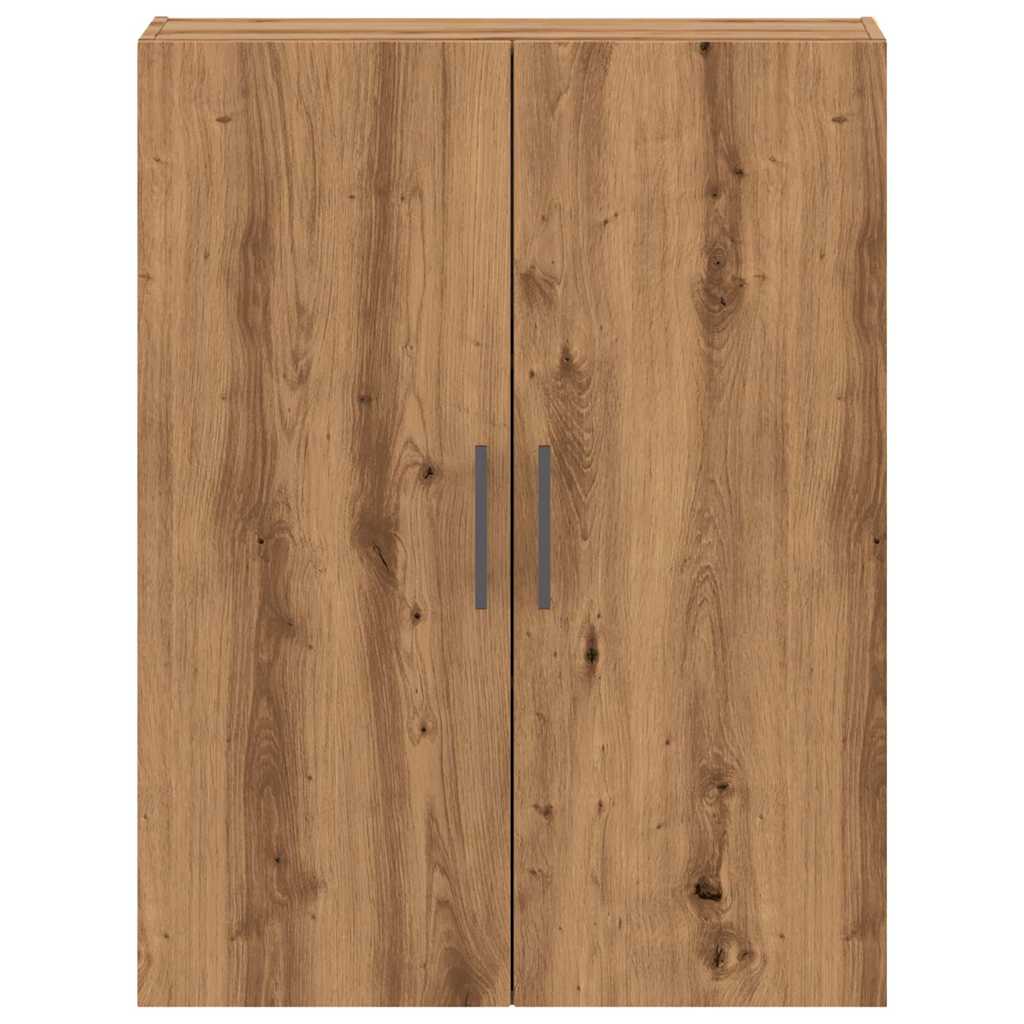 vidaXL Dulap montat pe perete, stejar artizanal, 69,5x34x90 cm