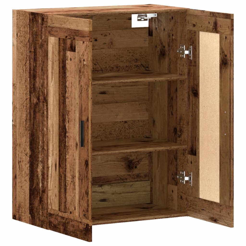 vidaXL Dulap montat pe perete lemn vechi 69,5x34x90 cm lemn prelucrat