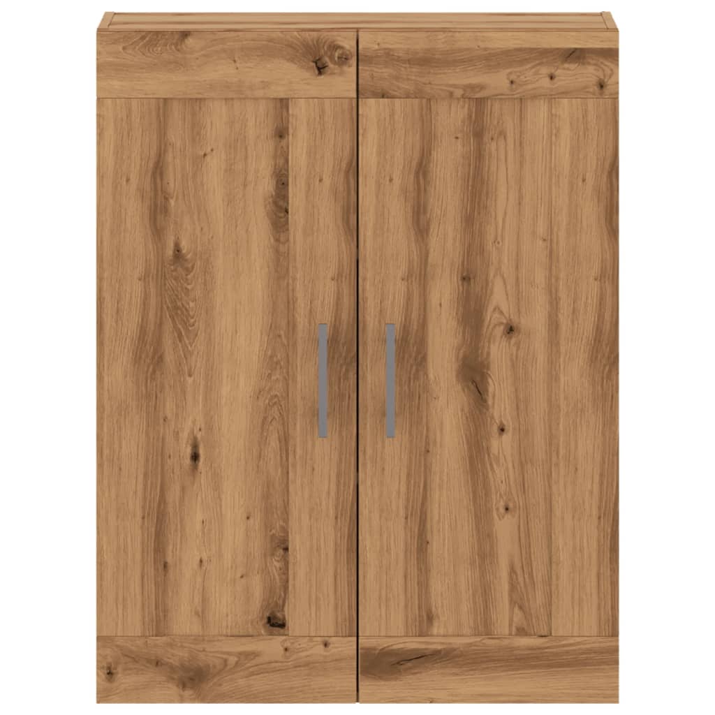 vidaXL Dulap pe perete stejar artizanal, 69,5x34x90 cm, lemn prelucrat
