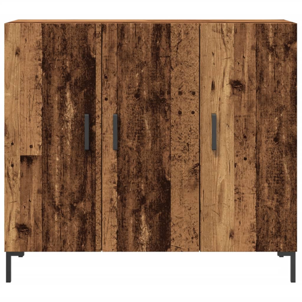 vidaXL Dulap, lemn vechi, 90x34x80 cm, lemn prelucrat