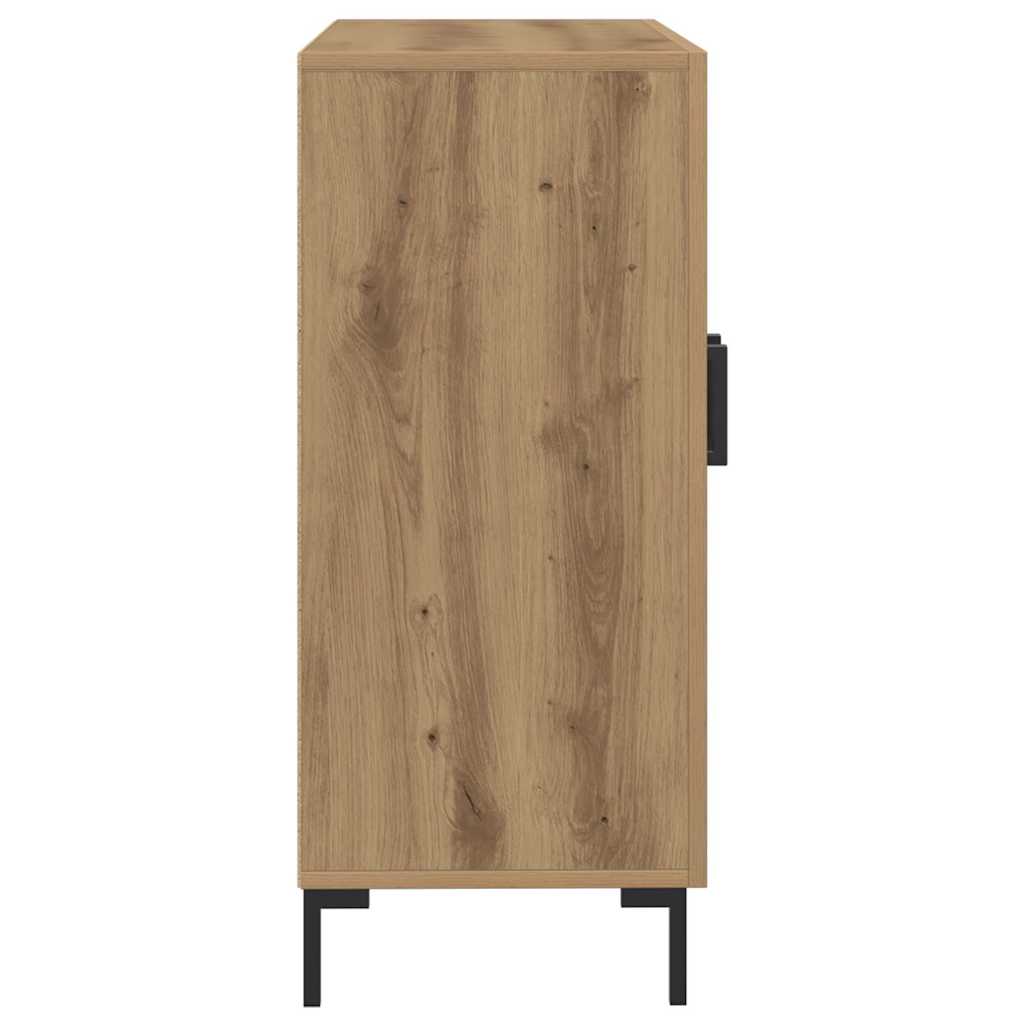 vidaXL Dulap, stejar artizanal, 90x34x80 cm, lemn prelucrat vidaXL Dulap, stejar artizanal, 90x34x80 cm, lemn prelucrat