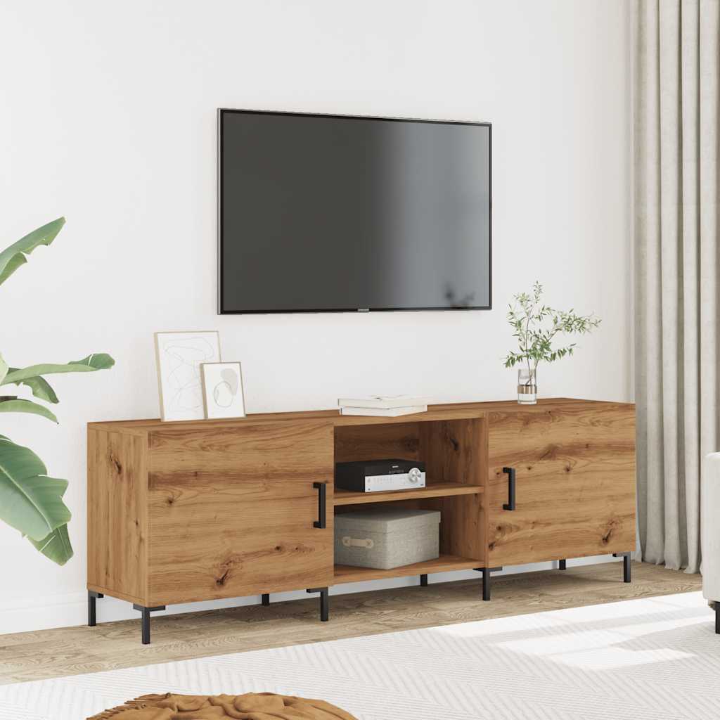 vidaXL Dulap TV, stejar artizanal, 150x30x50 cm, lemn prelucrat