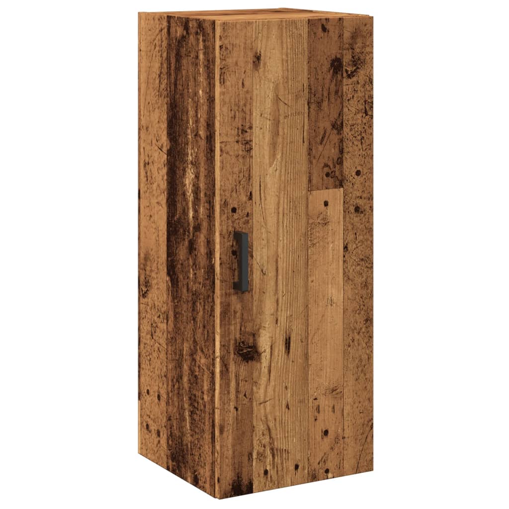 vidaXL Dulap pe perete, lemn vechi, 34,5x34x90 cm, lemn prelucrat