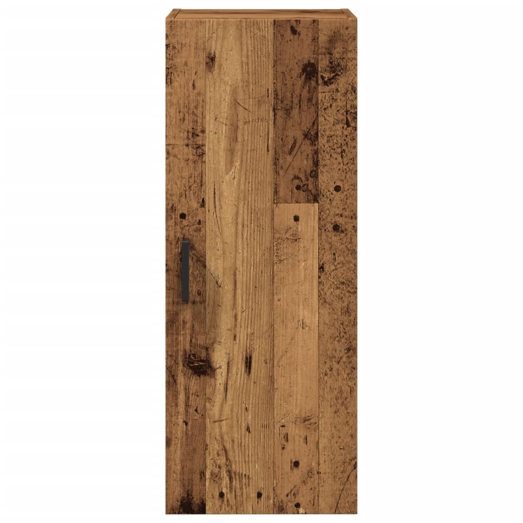 vidaXL Dulap pe perete, lemn vechi, 34,5x34x90 cm, lemn prelucrat