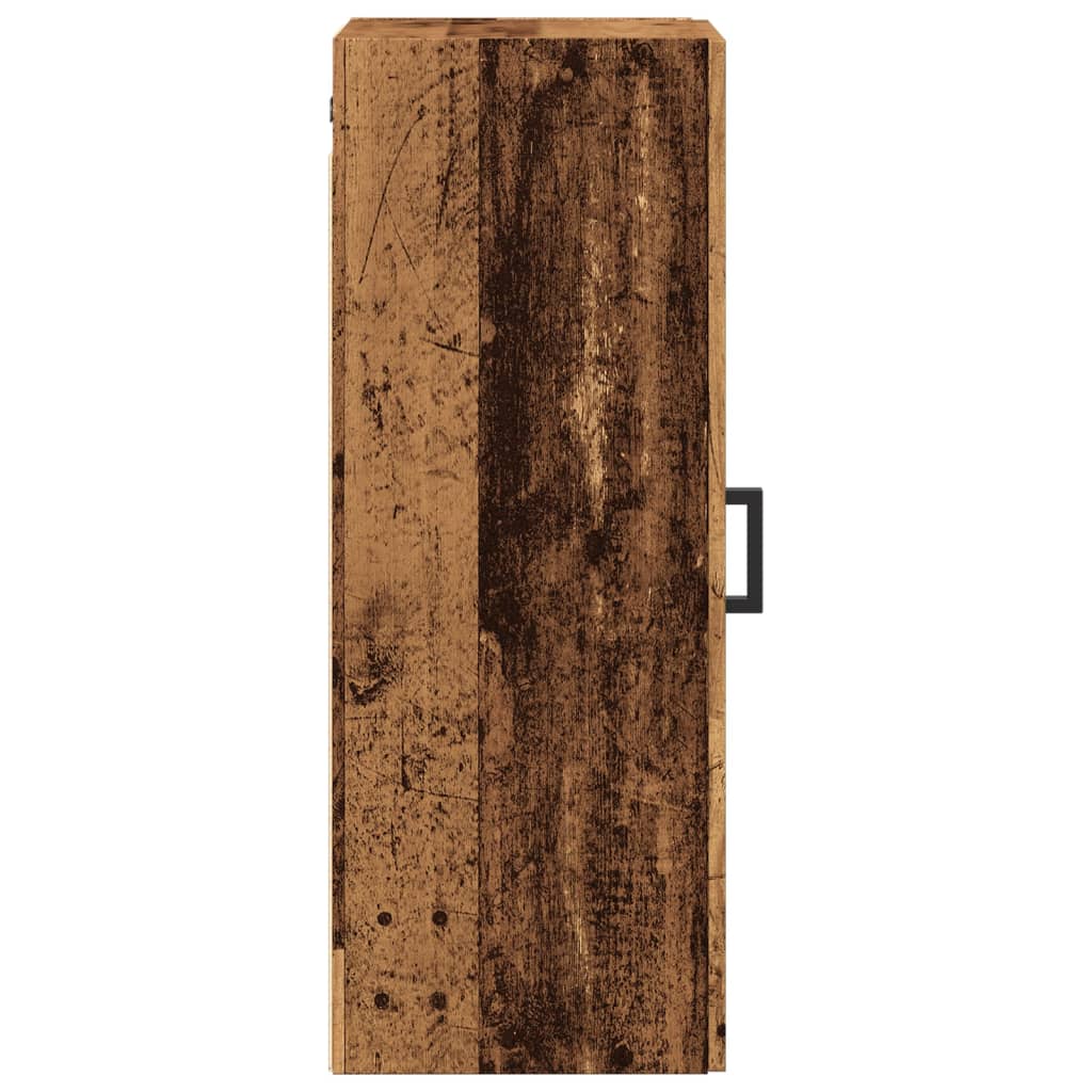 vidaXL Dulap pe perete, lemn vechi, 34,5x34x90 cm, lemn prelucrat