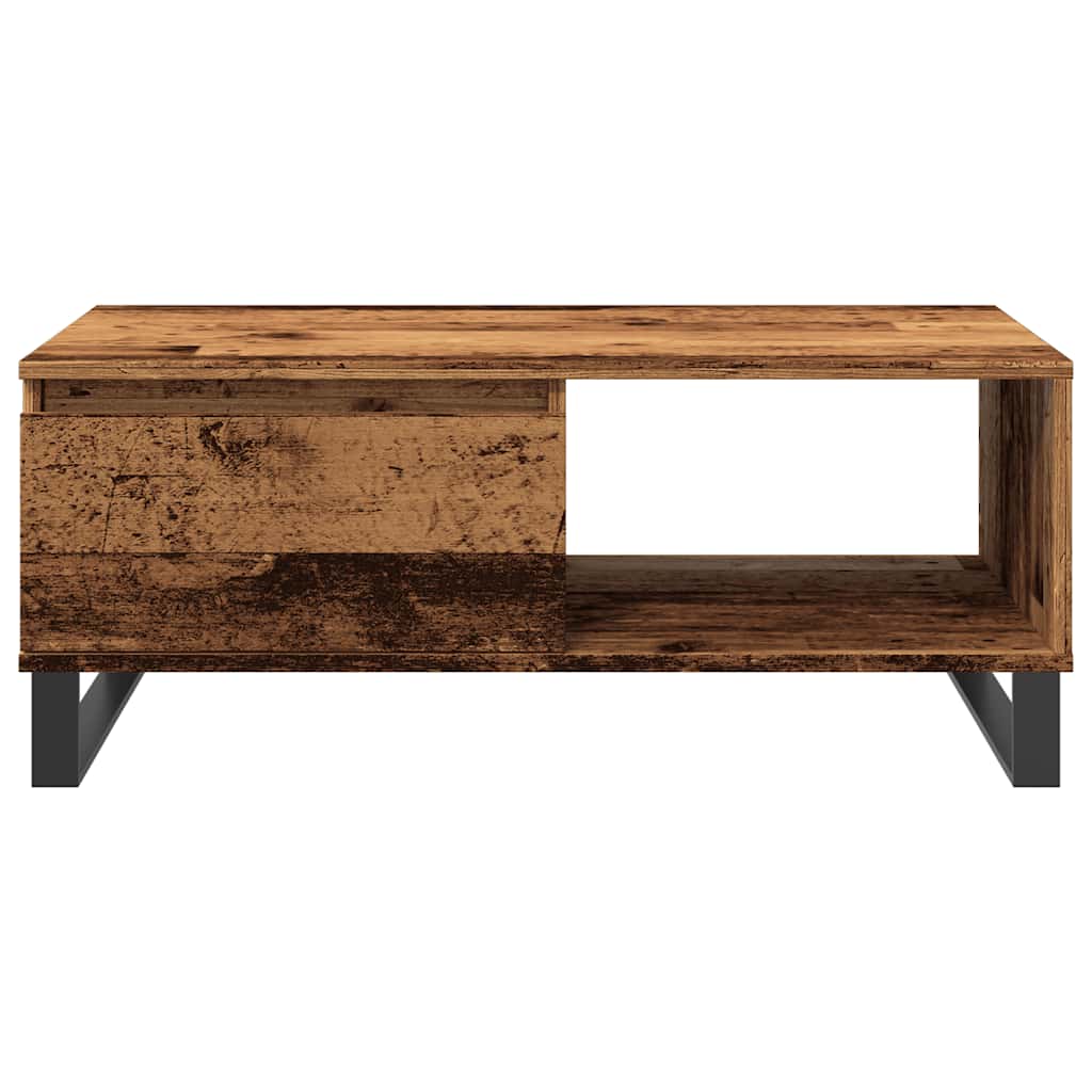 vidaXL Măsuță de cafea, lemn vechi, 90x50x36,5 cm, lemn prelucrat vidaXL Măsuță de cafea, lemn vechi, 90x50x36,5 cm, lemn prelucrat