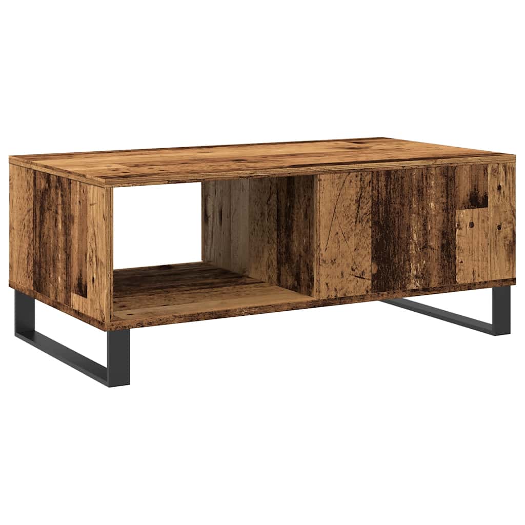 vidaXL Măsuță de cafea, lemn vechi, 90x50x36,5 cm, lemn prelucrat vidaXL Măsuță de cafea, lemn vechi, 90x50x36,5 cm, lemn prelucrat