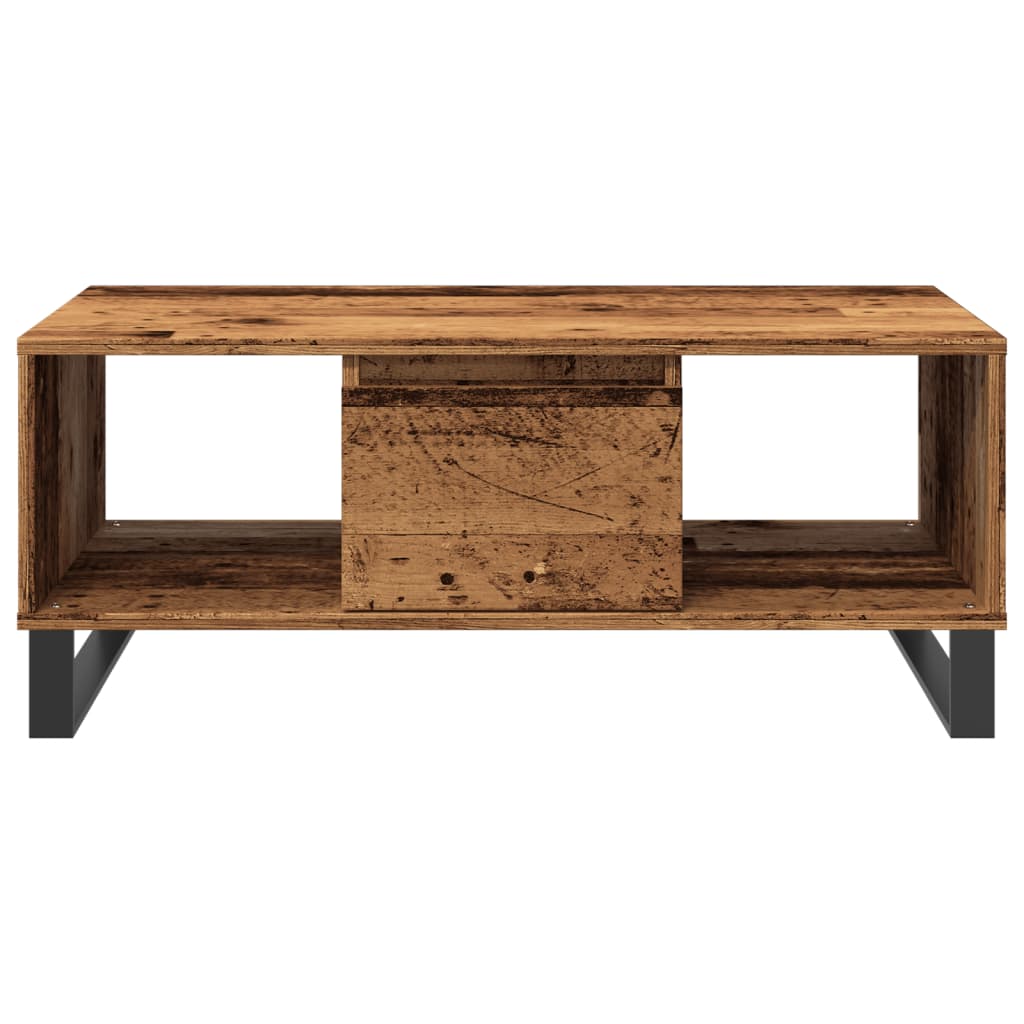 vidaXL Măsuță de cafea, lemn vechi, 90x50x36,5 cm, lemn prelucrat vidaXL Măsuță de cafea, lemn vechi, 90x50x36,5 cm, lemn prelucrat