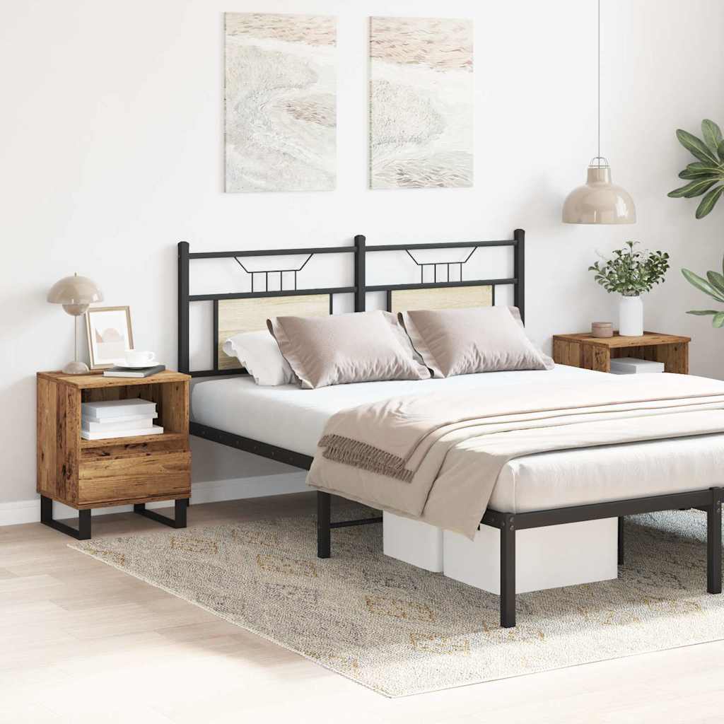 vidaXL Noptiere, 2 buc., lemn vechi, 40x35x50 cm, lemn prelucrat vidaXL Noptiere, 2 buc., lemn vechi, 40x35x50 cm, lemn prelucrat