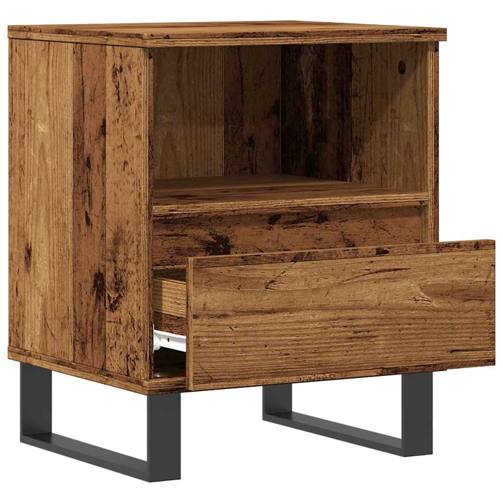 vidaXL Noptiere, 2 buc., lemn vechi, 40x35x50 cm, lemn prelucrat vidaXL Noptiere, 2 buc., lemn vechi, 40x35x50 cm, lemn prelucrat
