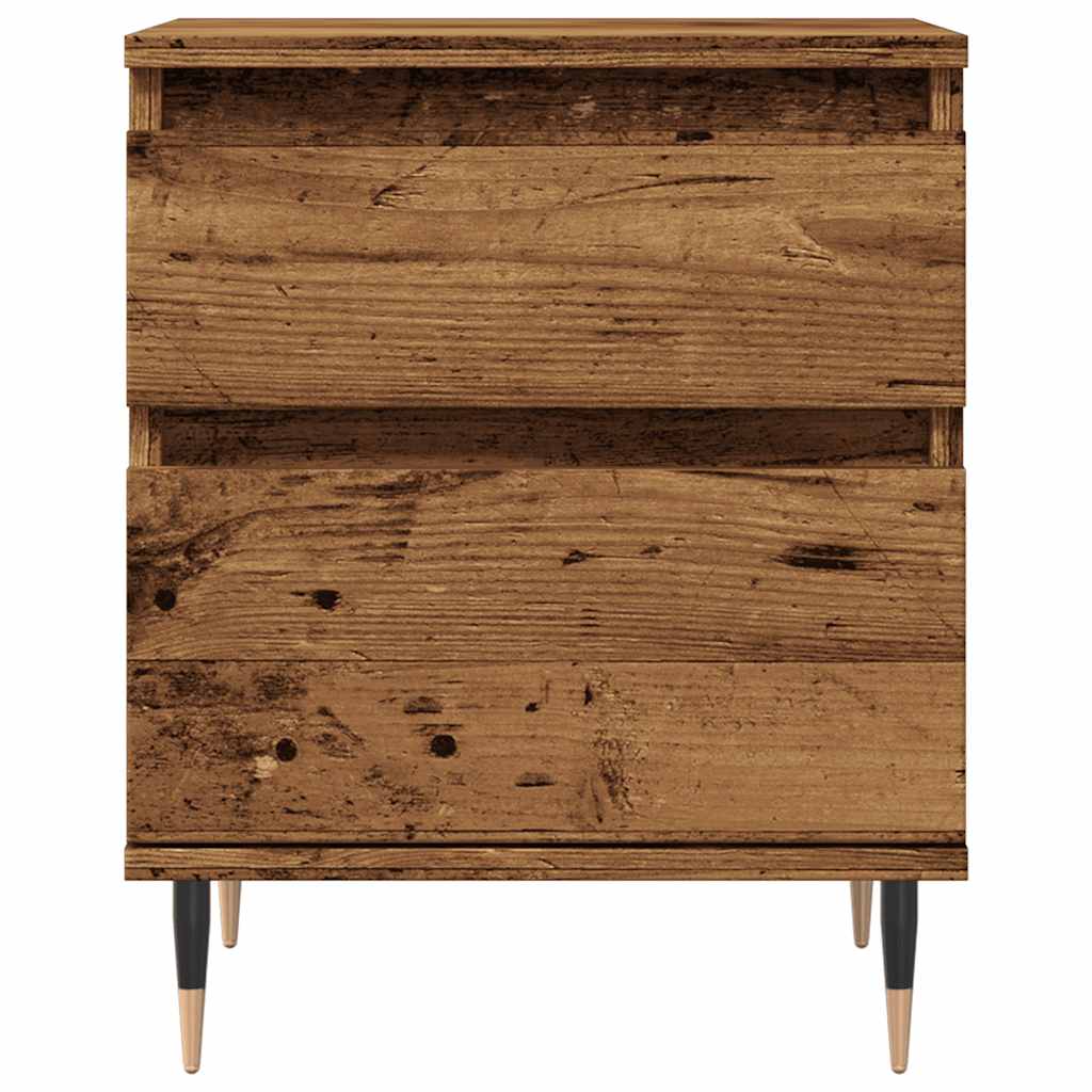 vidaXL Noptiere, 2 buc., lemn vechi, 40x35x50 cm, lemn prelucrat vidaXL Noptiere, 2 buc., lemn vechi, 40x35x50 cm, lemn prelucrat