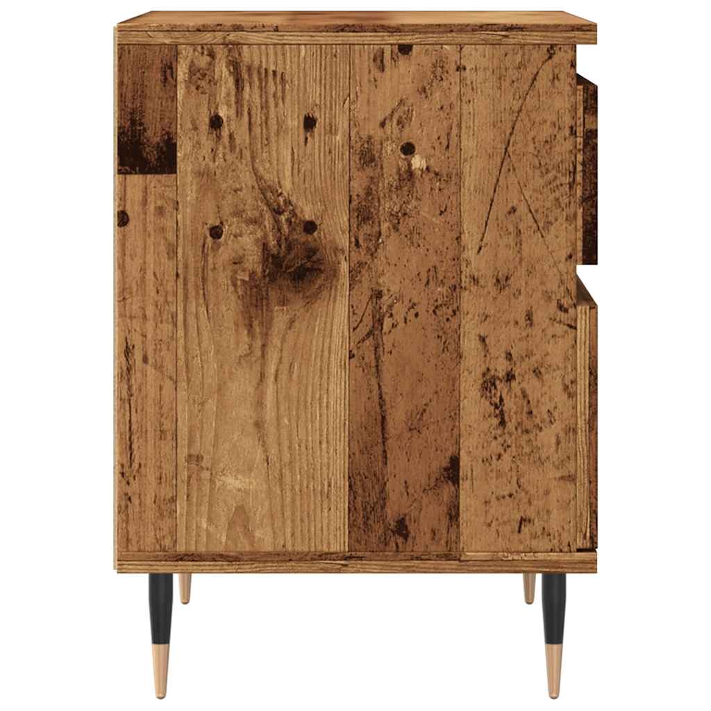 vidaXL Noptiere, 2 buc., lemn vechi, 40x35x50 cm, lemn prelucrat vidaXL Noptiere, 2 buc., lemn vechi, 40x35x50 cm, lemn prelucrat