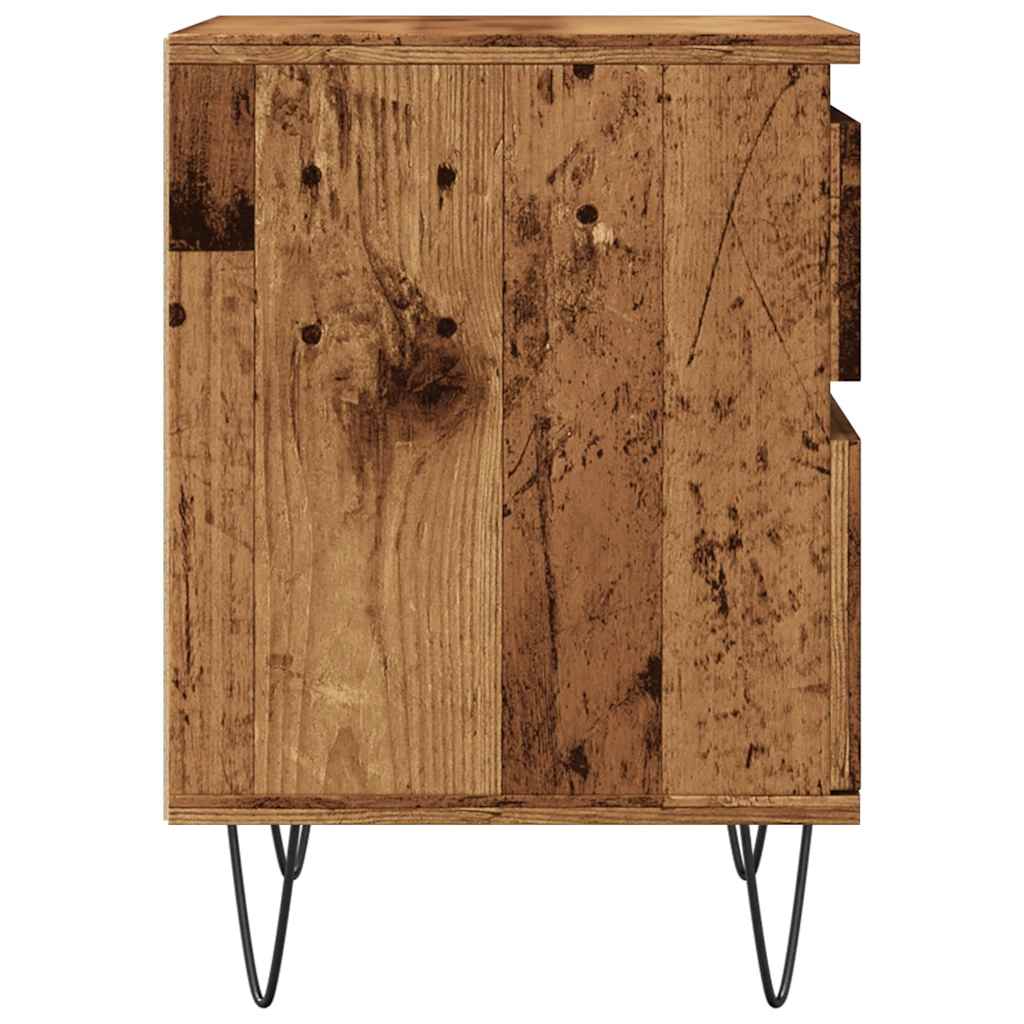 vidaXL Noptiere, 2 buc., lemn vechi, 40x35x50 cm, lemn prelucrat vidaXL Noptiere, 2 buc., lemn vechi, 40x35x50 cm, lemn prelucrat