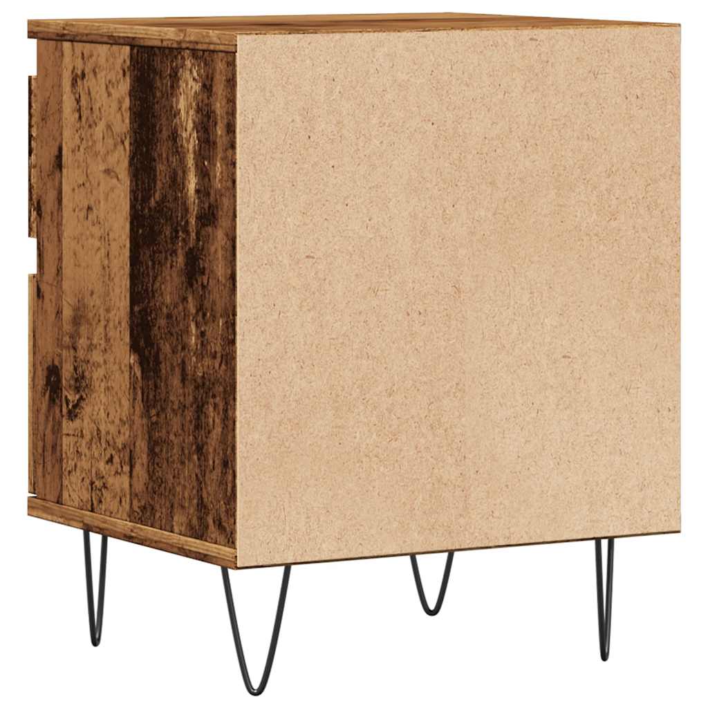 vidaXL Noptiere, 2 buc., lemn vechi, 40x35x50 cm, lemn prelucrat vidaXL Noptiere, 2 buc., lemn vechi, 40x35x50 cm, lemn prelucrat