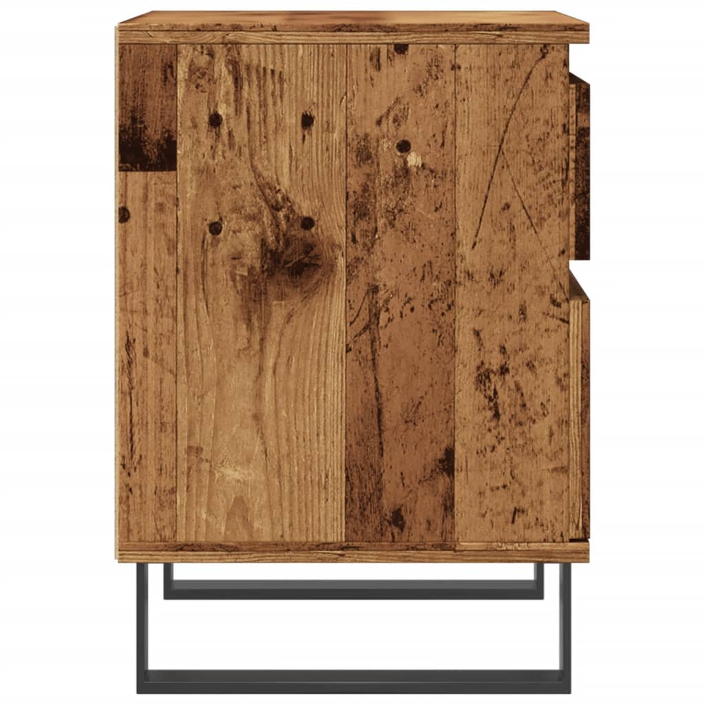 vidaXL Noptiere, 2 buc., lemn vechi, 40x35x50 cm, lemn prelucrat vidaXL Noptiere, 2 buc., lemn vechi, 40x35x50 cm, lemn prelucrat