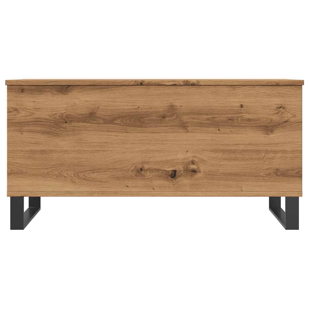 vidaXL Măsuță de cafea stejar artizanal, 90x44,5x45 cm, lemn prelucrat