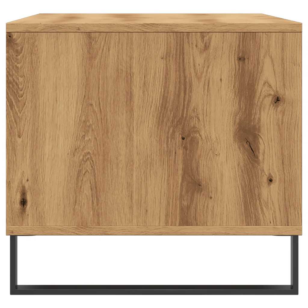 vidaXL Măsuță de cafea, stejar artizanal, 90x49x45 cm, lemn prelucrat