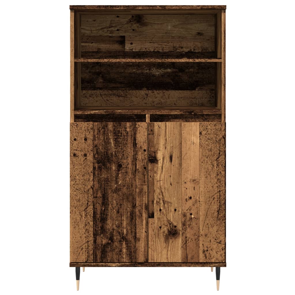 vidaXL Dulap înalt, lemn vechi, 60x36x110 cm, lemn prelucrat
