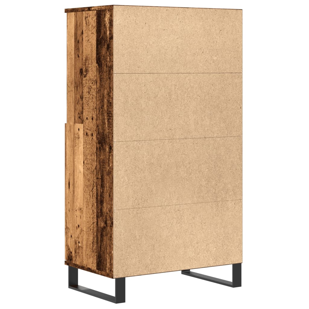 vidaXL Dulap înalt, lemn vechi, 60x36x110 cm, lemn prelucrat