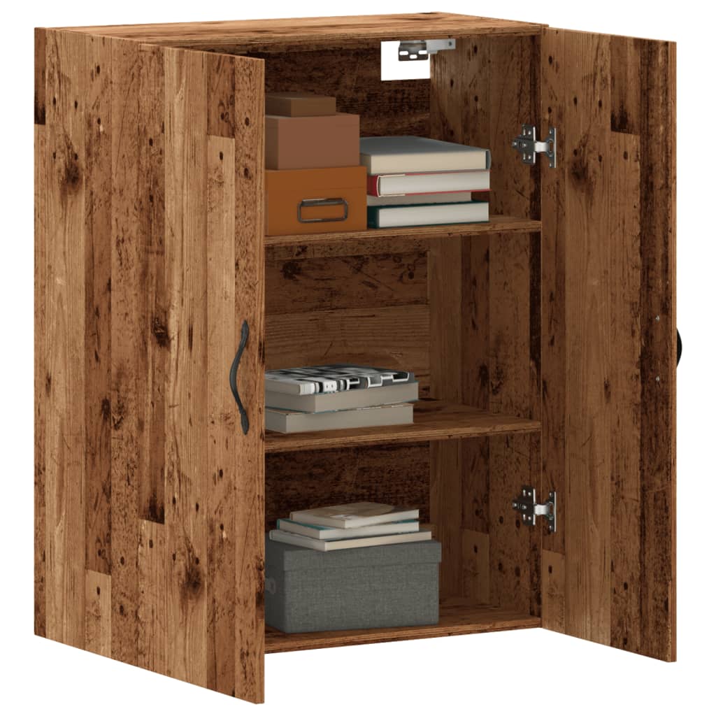 vidaXL Dulap montat pe perete lemn vechi 69,5x34x90 cm lemn prelucrat