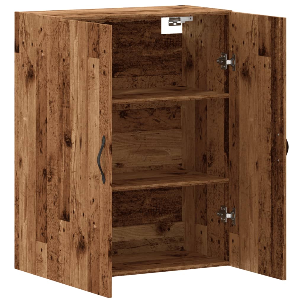 vidaXL Dulap montat pe perete lemn vechi 69,5x34x90 cm lemn prelucrat