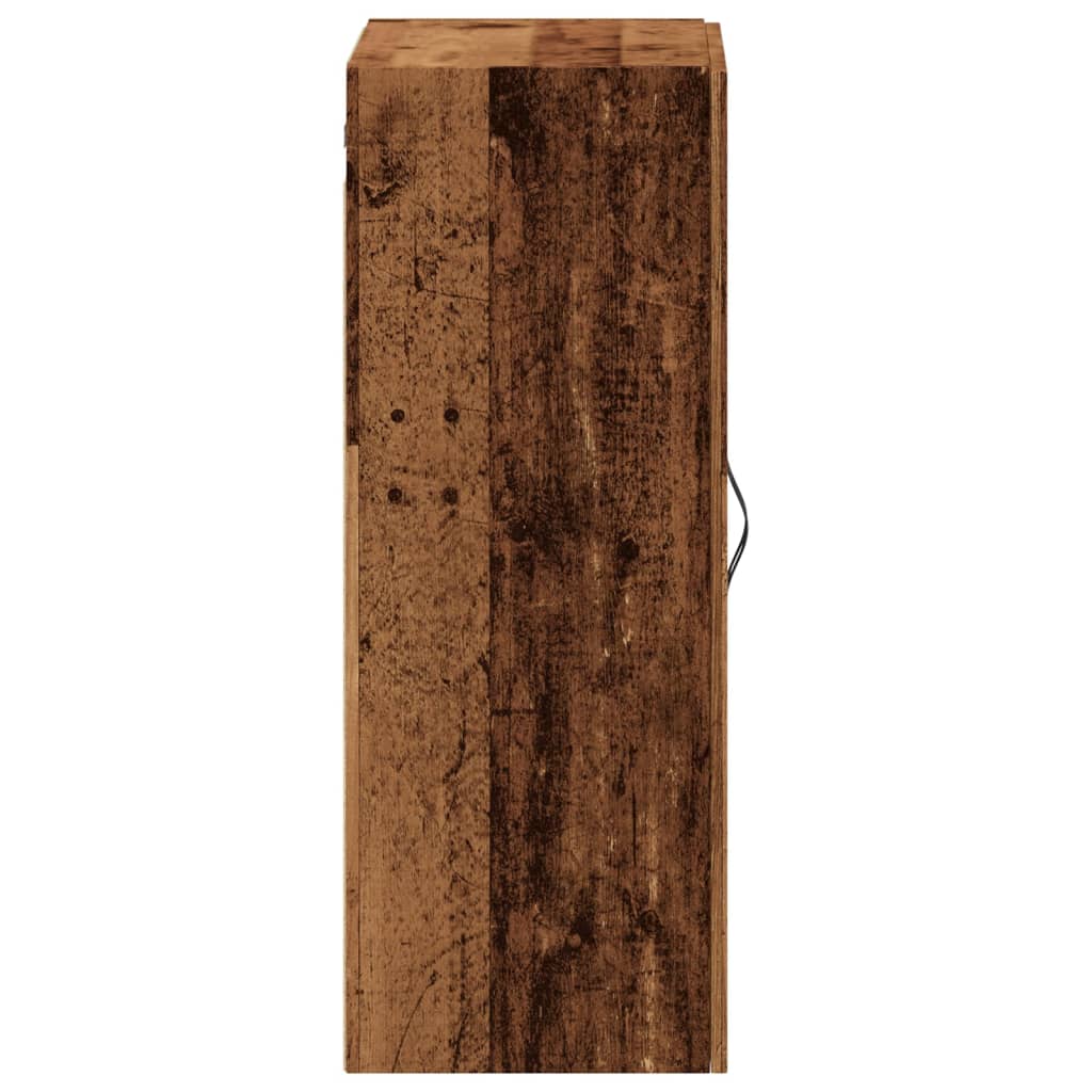 vidaXL Dulap montat pe perete lemn vechi 69,5x34x90 cm lemn prelucrat
