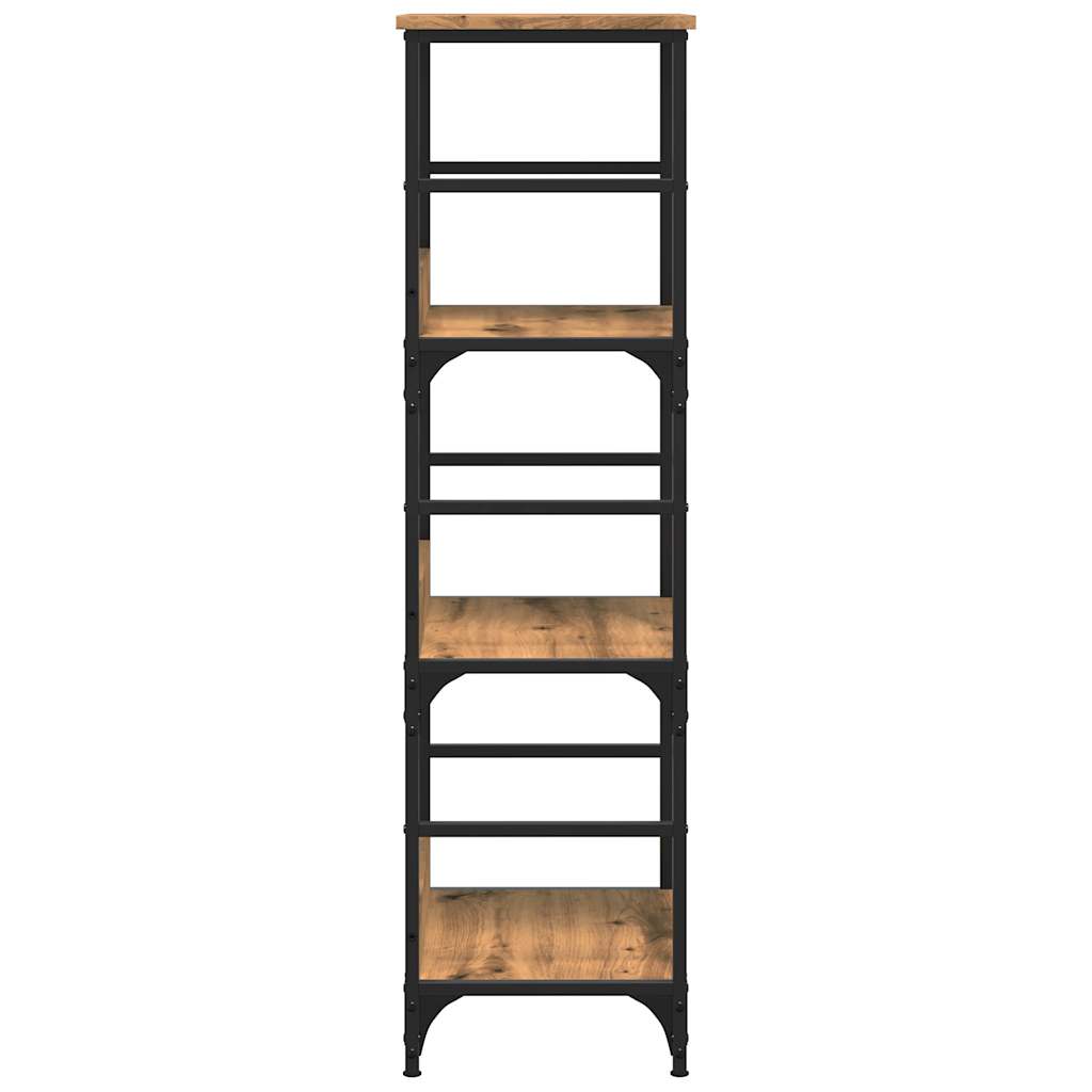 vidaXL Bibliotecă, stejar artizanal, 50x33x117,5 cm, lemn prelucrat vidaXL Bibliotecă, stejar artizanal, 50x33x117,5 cm, lemn prelucrat
