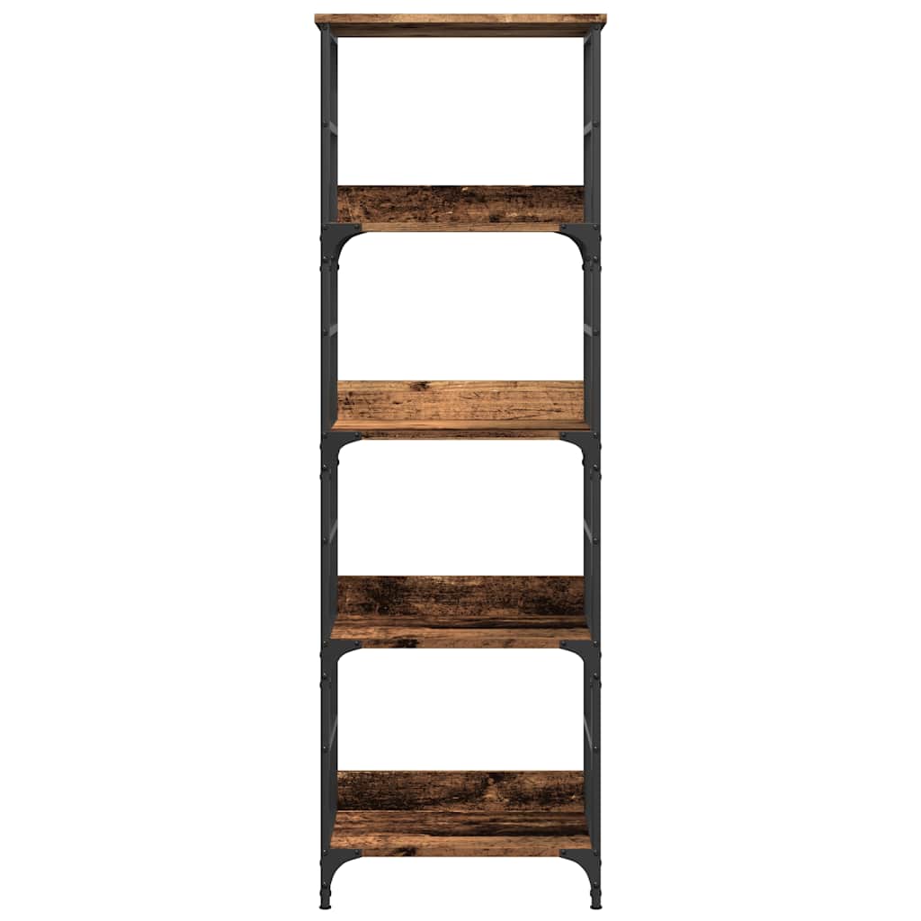 vidaXL Bibliotecă, lemn vechi, 50x33x153 cm, lemn prelucrat