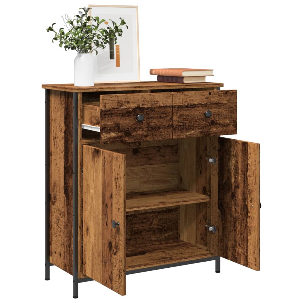 vidaXL Servantă, lemn vechi, 70x30x80 cm, lemn prelucrat vidaXL Servantă, lemn vechi, 70x30x80 cm, lemn prelucrat