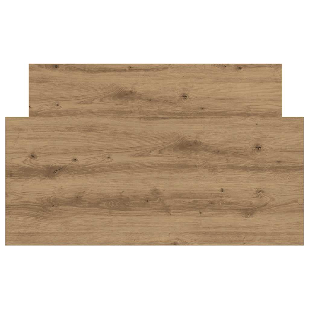 vidaXL Cadru de pat fără saltea Stejar Artisan 90x200cm Lemn prelucrat