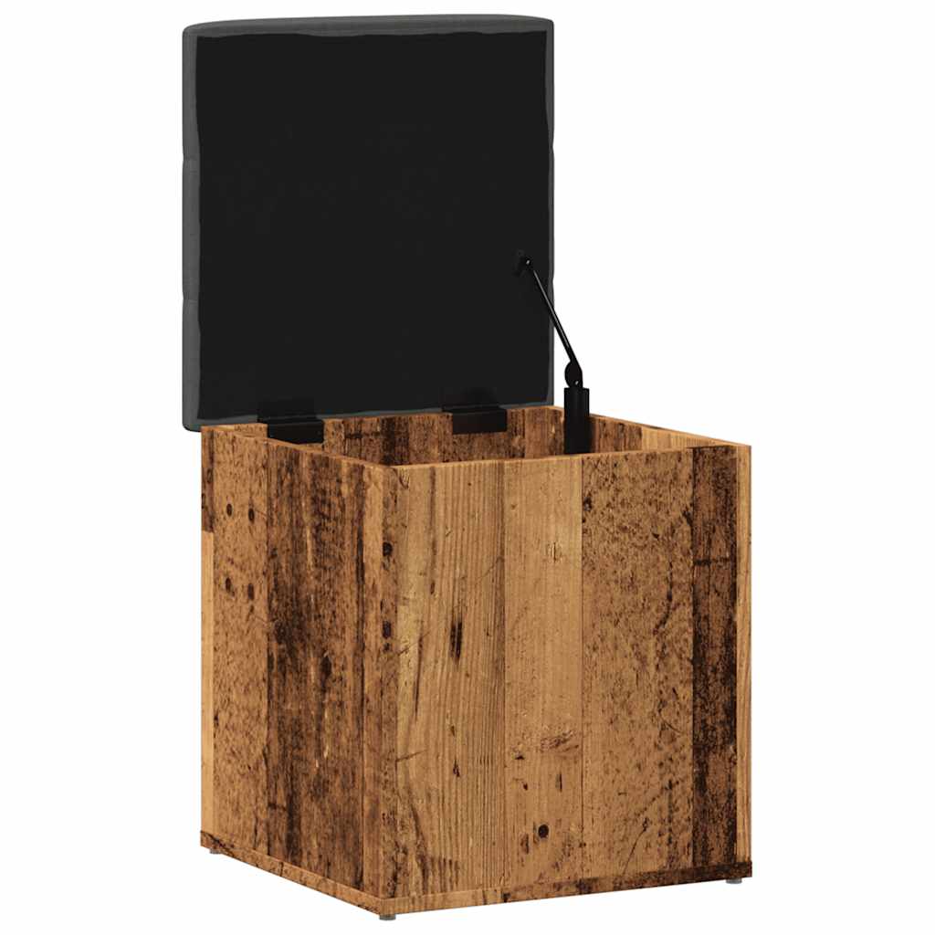 vidaXL Bancă de depozitare din lemn vechi 42x42x45 cm lemn prelucrat vidaXL Bancă de depozitare din lemn vechi 42x42x45 cm lemn prelucrat
