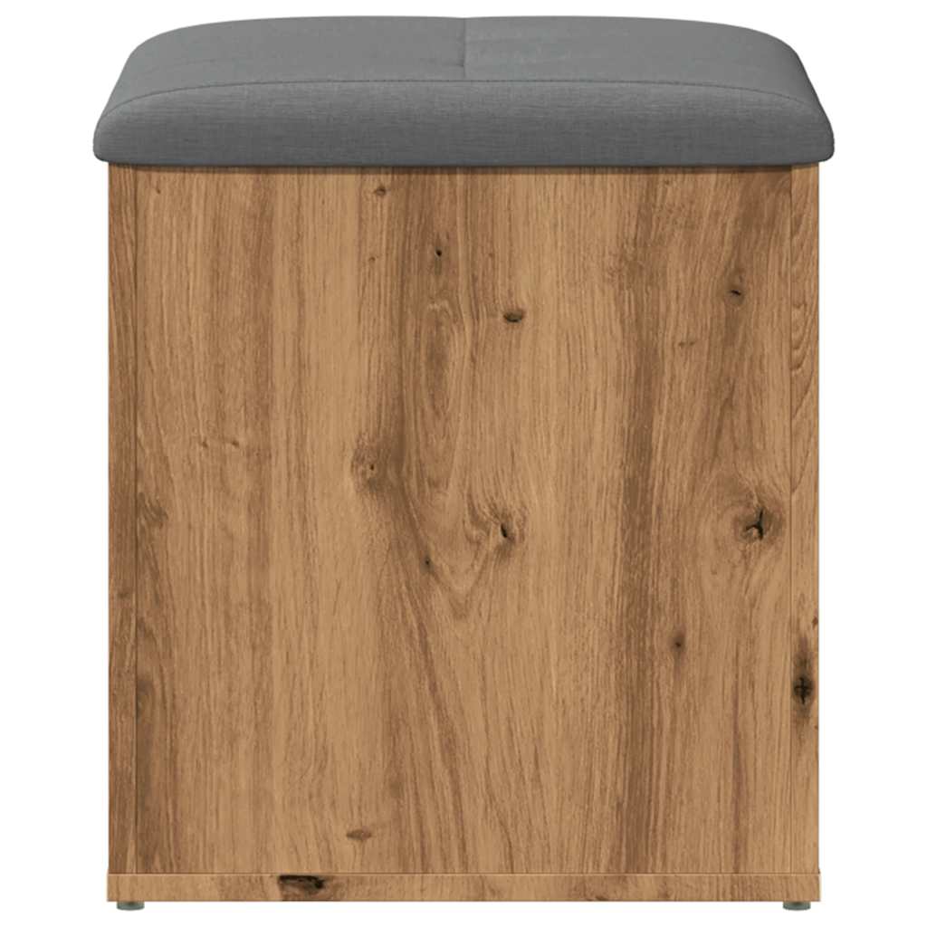 vidaXL Bancă de depozitare Stejar Artisan 42x42x45 cm Lemn prelucrat vidaXL Bancă de depozitare Stejar Artisan 42x42x45 cm Lemn prelucrat
