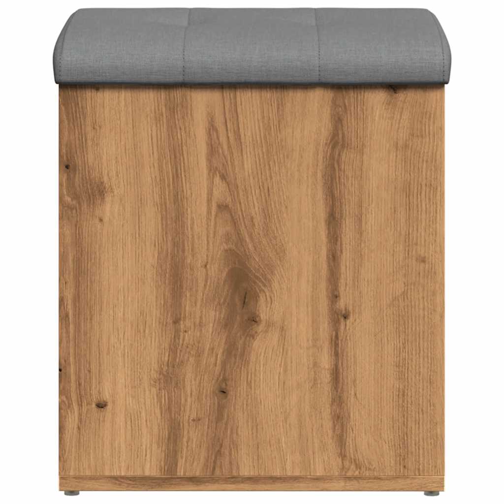 vidaXL Bancă de depozitare Stejar Artisan 42x42x45 cm Lemn prelucrat vidaXL Bancă de depozitare Stejar Artisan 42x42x45 cm Lemn prelucrat