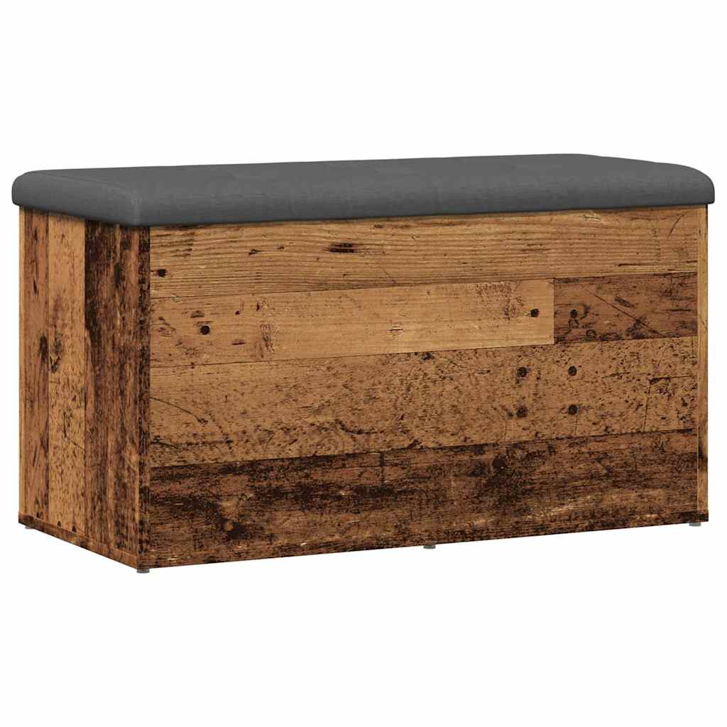 vidaXL Bancă de depozitare,lemn vechi, 82x42x45 cm, lemn prelucrat vidaXL Bancă de depozitare,lemn vechi, 82x42x45 cm, lemn prelucrat