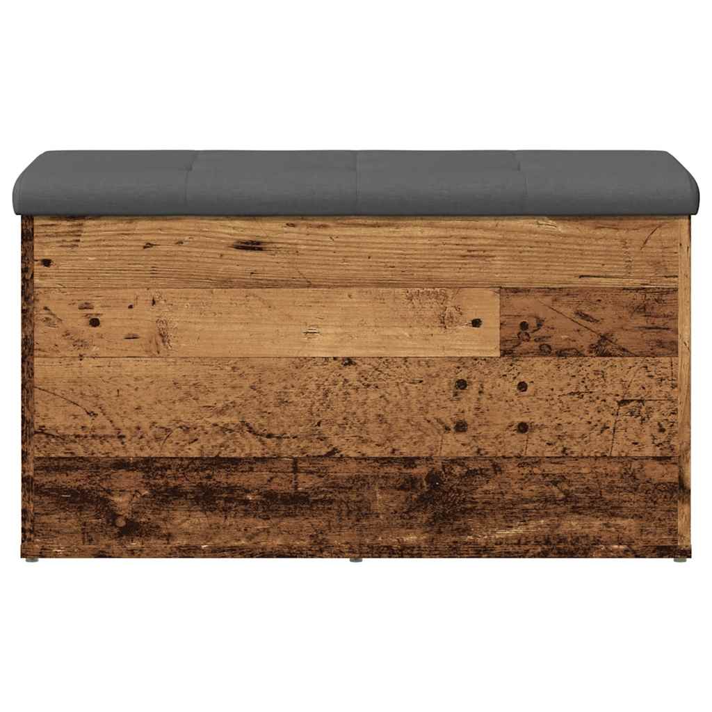 vidaXL Bancă de depozitare,lemn vechi, 82x42x45 cm, lemn prelucrat vidaXL Bancă de depozitare,lemn vechi, 82x42x45 cm, lemn prelucrat