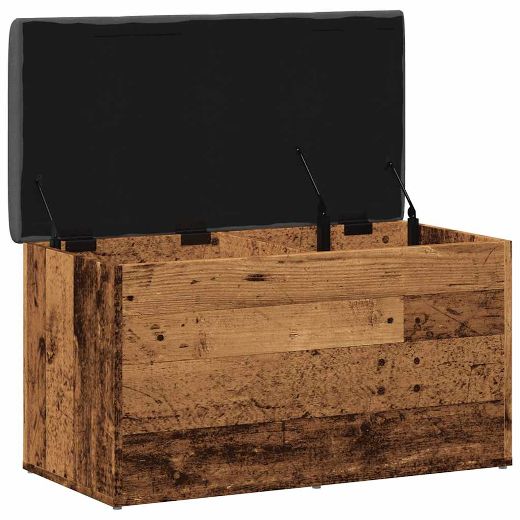 vidaXL Bancă de depozitare,lemn vechi, 82x42x45 cm, lemn prelucrat vidaXL Bancă de depozitare,lemn vechi, 82x42x45 cm, lemn prelucrat