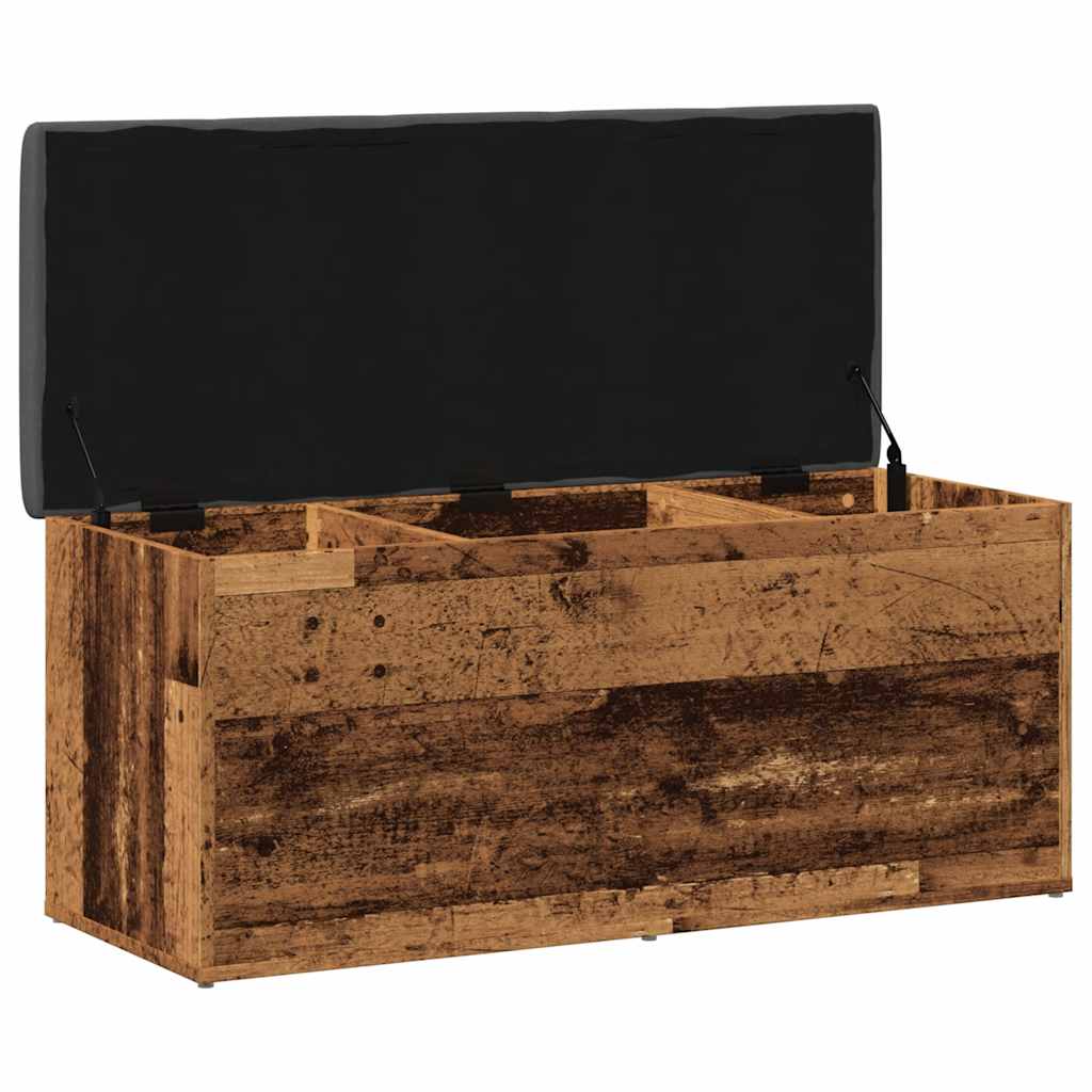 vidaXL Bancă de depozitare,lemn vechi, 102x42x45 cm, lemn prelucrat vidaXL Bancă de depozitare,lemn vechi, 102x42x45 cm, lemn prelucrat