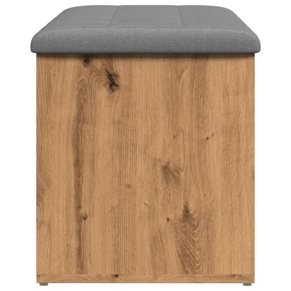 vidaXL Bancă de depozitare Stejar artizanal 102x42x45cm lemn prelucrat