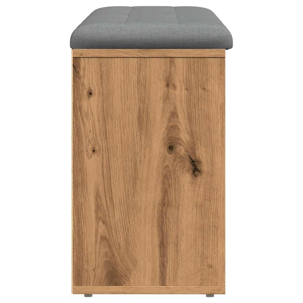vidaXL Bancă de pantofi Stejar artizanal 102x32x50 cm lemn prelucrat vidaXL Bancă de pantofi Stejar artizanal 102x32x50 cm lemn prelucrat