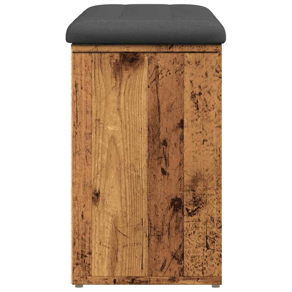 vidaXL Banchetă pantofar, lemn vechi, 82x32x50 cm, lemn prelucrat