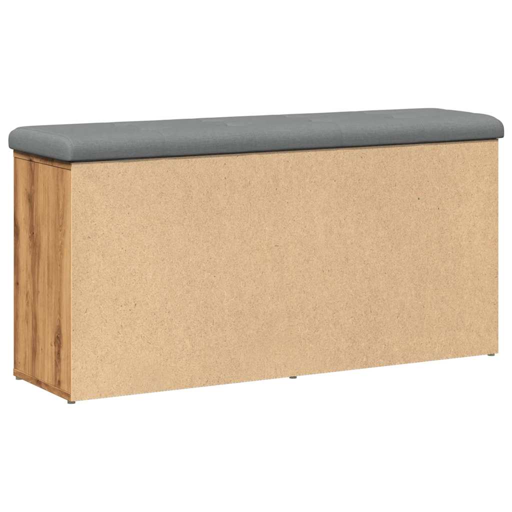vidaXL Bancă de pantofi stejar artizanal 102x32x50 cm lemn prelucrat vidaXL Bancă de pantofi stejar artizanal 102x32x50 cm lemn prelucrat