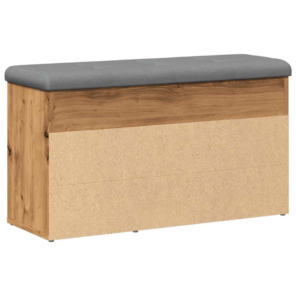 vidaXL Banchetă pantofar stejar artizanal 82x32x45,5 cm lemn prelucrat vidaXL Banchetă pantofar stejar artizanal 82x32x45,5 cm lemn prelucrat