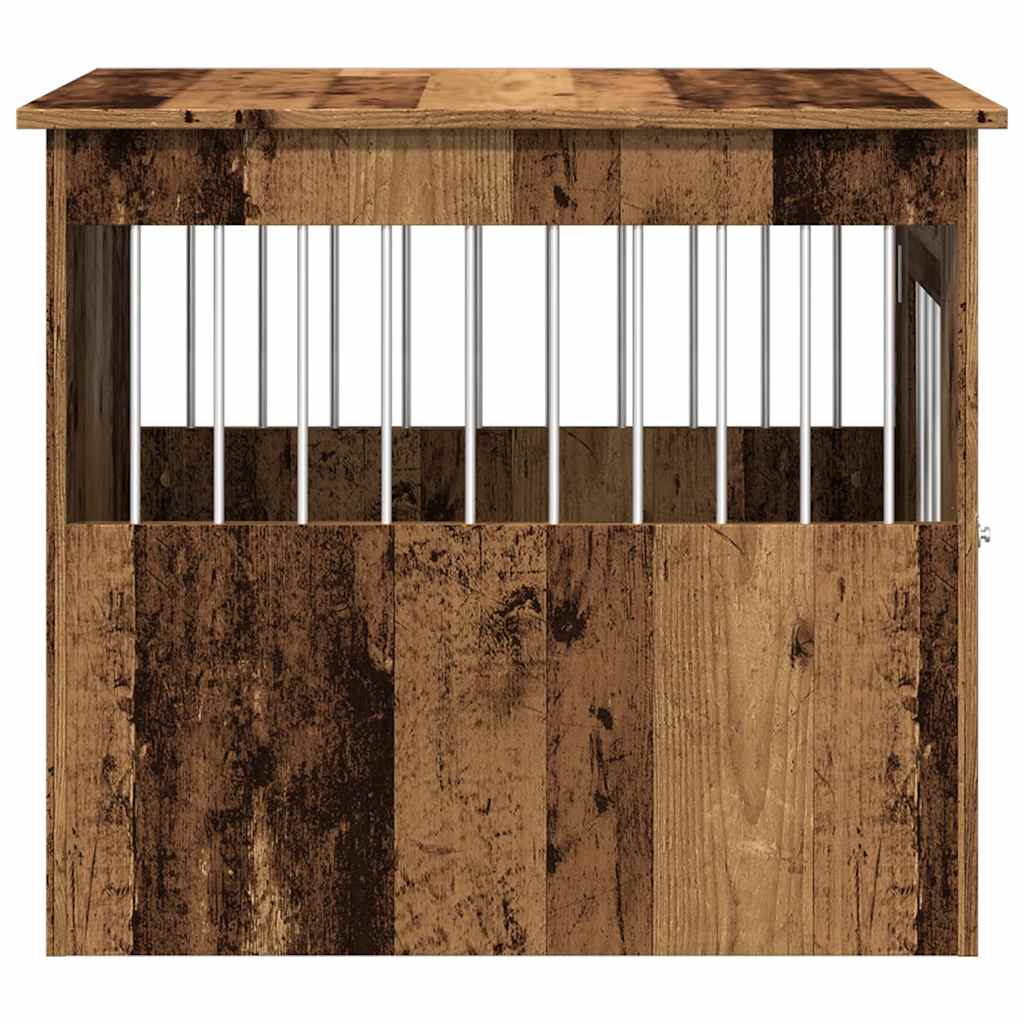 vidaXL Mobilier ladă pentru câini Lemn vechi 55x75x65cm Lemn prelucrat vidaXL Mobilier ladă pentru câini Lemn vechi 55x75x65cm Lemn prelucrat