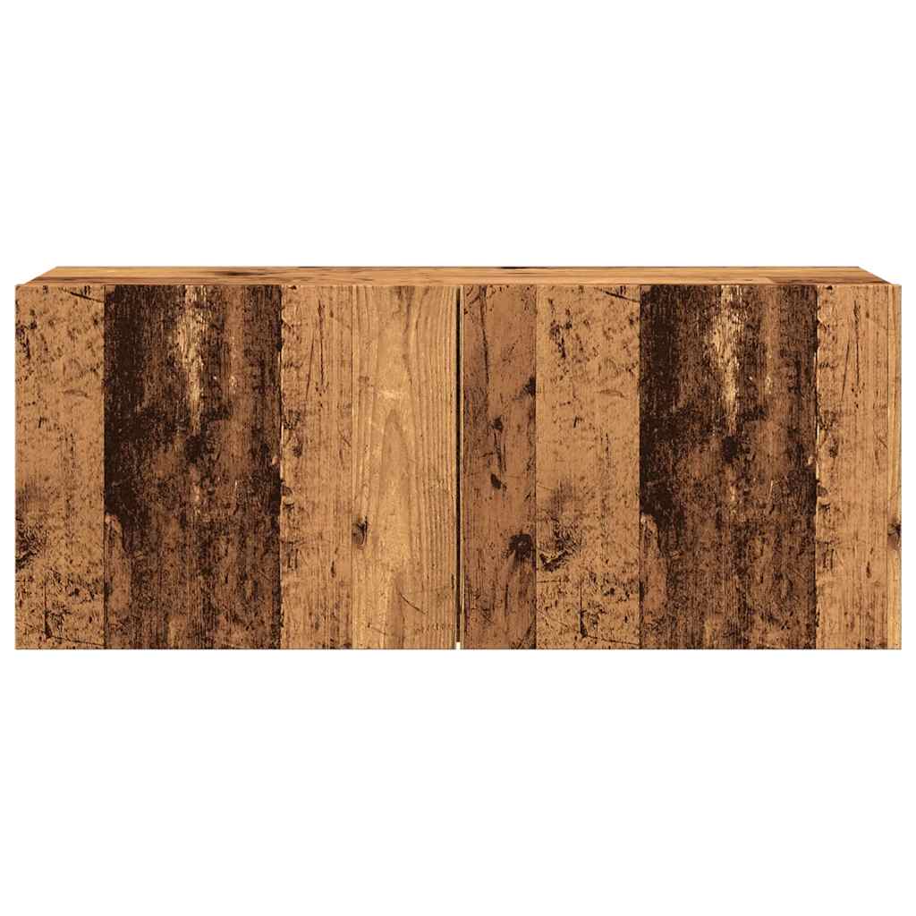 vidaXL Comodă TV de perete, lemn vechi, 100x30x41 cm vidaXL Comodă TV de perete, lemn vechi, 100x30x41 cm