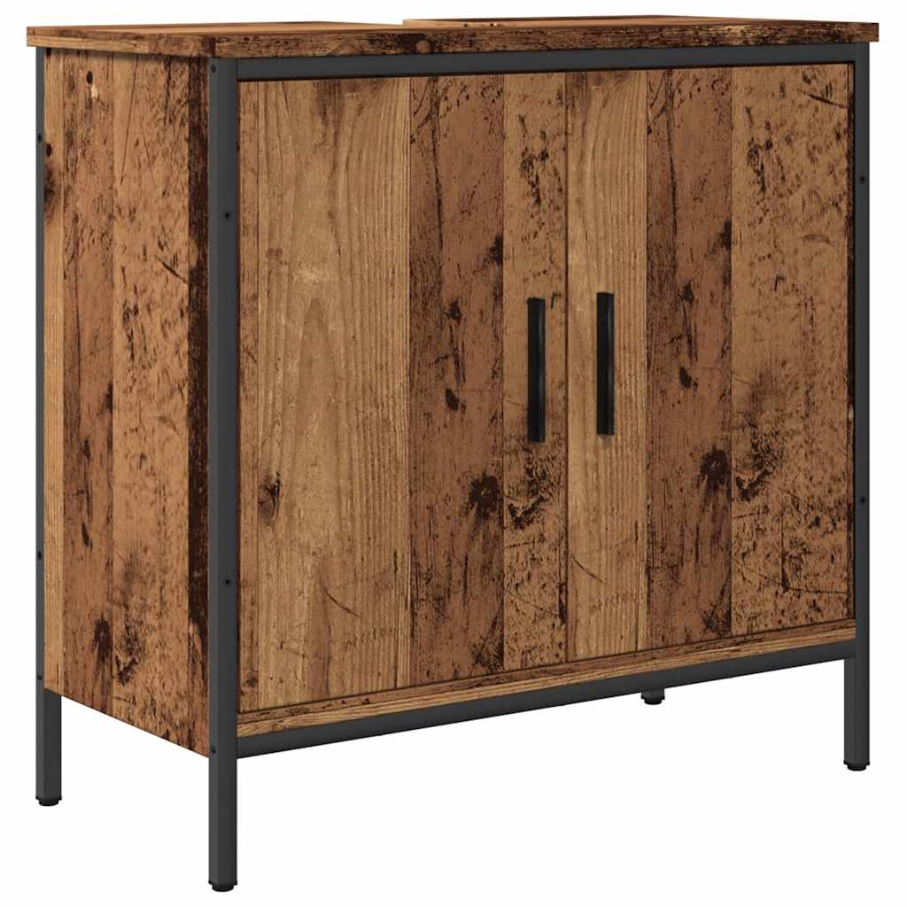 vidaXL Dulap de chiuvetă, lemn vechi, 60x30x60 cm, lemn prelucrat vidaXL Dulap de chiuvetă, lemn vechi, 60x30x60 cm, lemn prelucrat