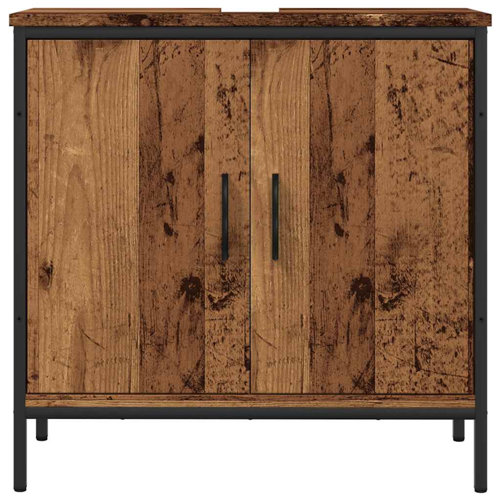vidaXL Dulap de chiuvetă, lemn vechi, 60x30x60 cm, lemn prelucrat vidaXL Dulap de chiuvetă, lemn vechi, 60x30x60 cm, lemn prelucrat