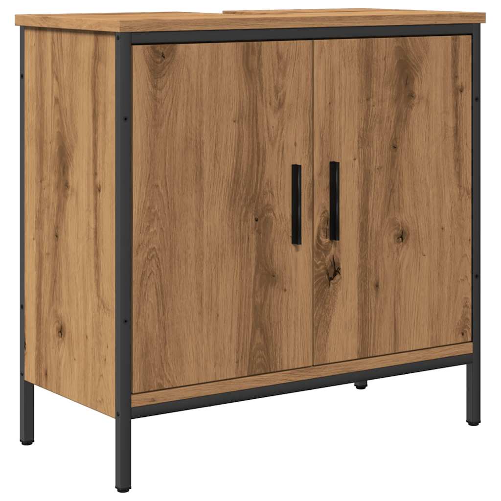 vidaXL Dulap de chiuvetă, stejar artizanal, 60x30x60 cm lemn prelucrat vidaXL Dulap de chiuvetă, stejar artizanal, 60x30x60 cm lemn prelucrat