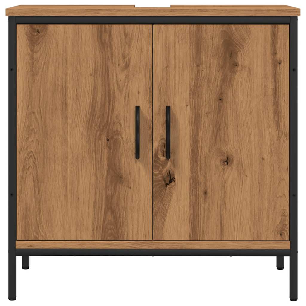 vidaXL Dulap de chiuvetă, stejar artizanal, 60x30x60 cm lemn prelucrat vidaXL Dulap de chiuvetă, stejar artizanal, 60x30x60 cm lemn prelucrat